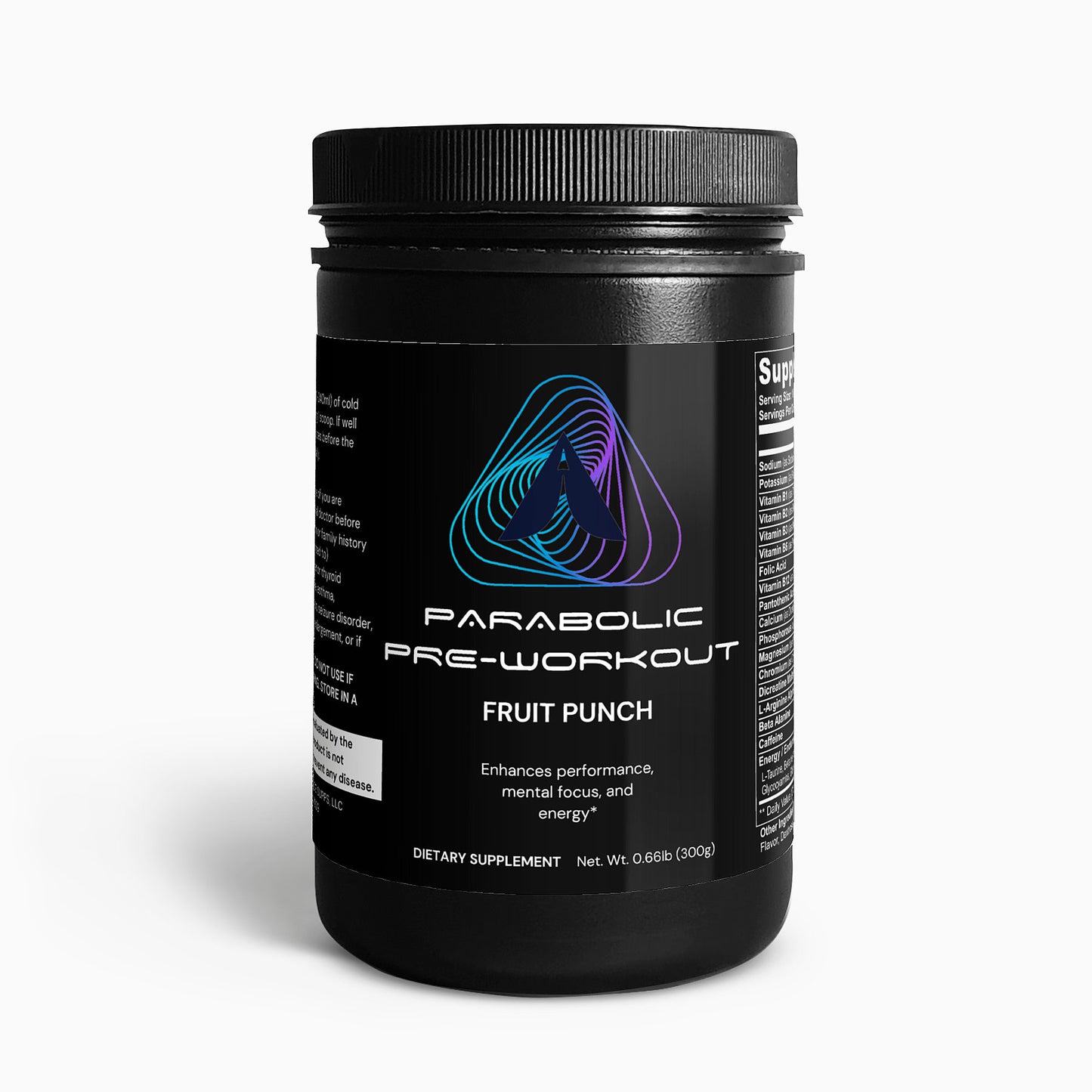 Parabolic Pre-Workout Powder (Fruit Punch)